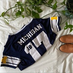 Victoria Secret PINK Sequin Michigan Jersey